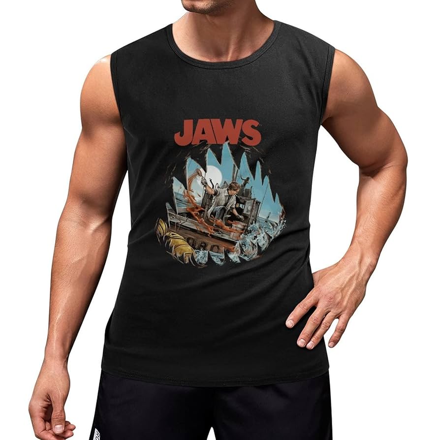 Amazon.co.jp: タンクトップ Jaws ジョーズ メンズ ノースリーブ